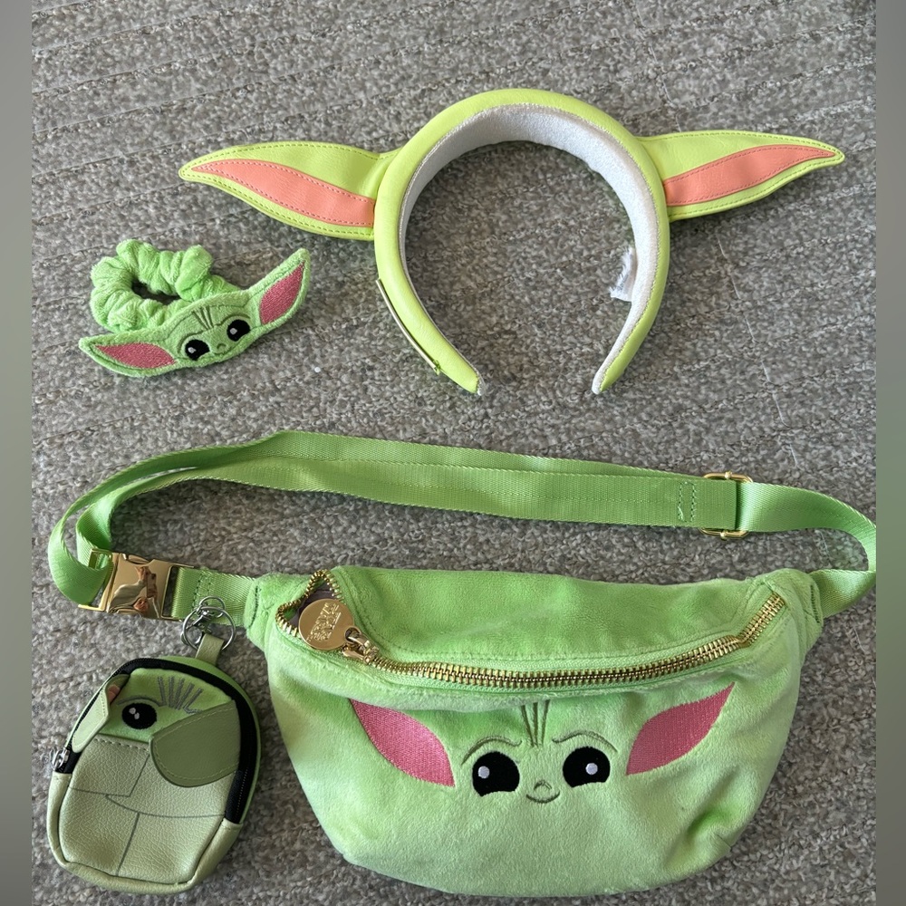 Stoney clover lane Star Wars belt bag hair tie baby yoda